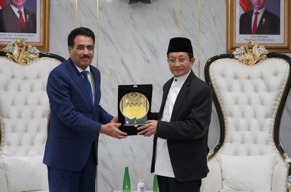 Temui Menag, Dubes Yaman Bahas Stabilitas Negara dan Nasib Pelajar RI